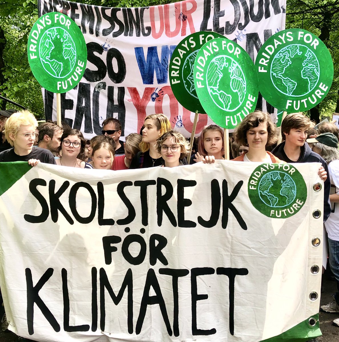 GretaThunberg's tweet photo. Tomorrow is #fridaysforfuture and we will be on #schoolstrike4climate all over the world again. I will be joining @ViennaForFuture See you at Heldenplatz in Wien at 11:55!! https://t.co/Kv0zS27ZBL