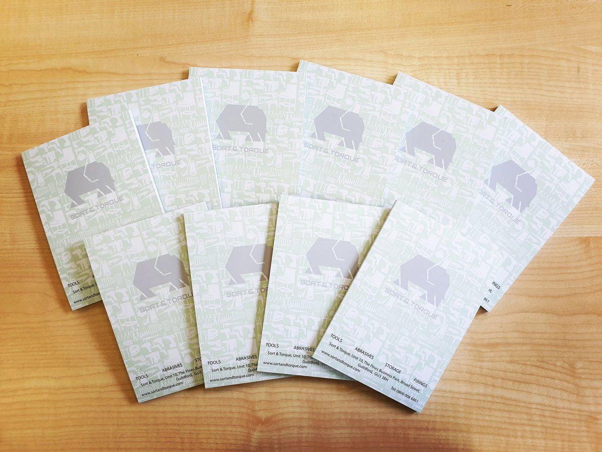 sortandtorque's tweet photo. We got new Sort&Torque pads made and some of you lucky lot have already got your hands on them.
All customers who place an order or pop in store will get one!
#sortandtorque #getsorted #guildford #pad #notepad #sofancy #elephantstrong #toolshop https://t.co/2AP5fP3vln
