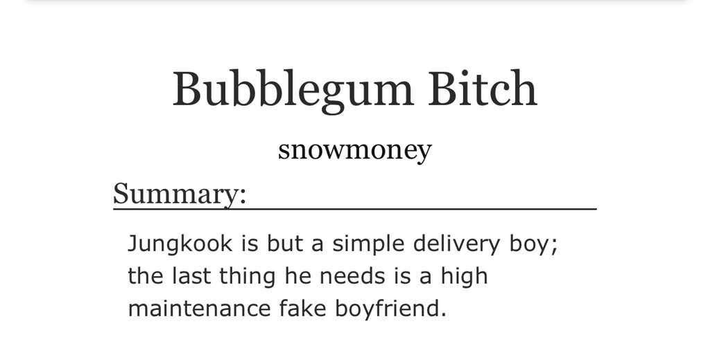 bubblegum bitch- taekook- FAKE DATING AU THE!! FAKE DATING AU- tae’s a whole softie underneath his bitchy exterior- koo is so cute here omg- mixed signal suck but without it, then there wouldnt be any of the good stuff (((angst)))- tae in heels . https://archiveofourown.org/works/11147544/chapters/24871737