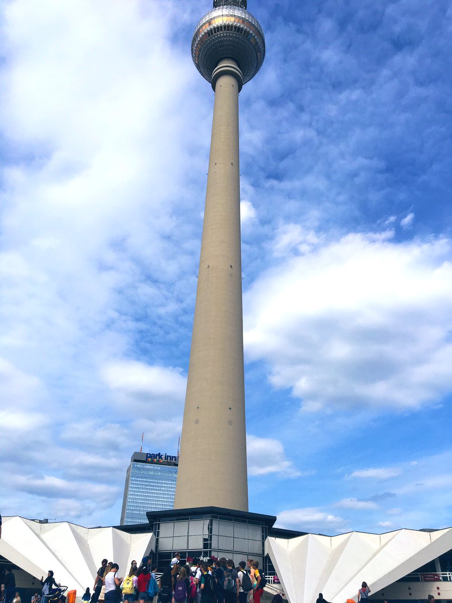 solschMFL's tweet photo. @solsch1560 fantastic views up  @Telespargel1969 on a sunny 😎 day. More fascinating history about its construction in the former East Berlin 🇩🇪 https://t.co/s0UgqTHSMm