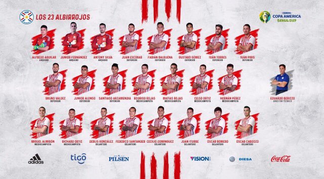 todoazulyoro's tweet photo. Junior #Alonso conforma la lista de jugadores de la Selección Paraguaya para jugar la #CopaAméricaBrasil2019.

#VamosBoca
#TAO https://t.co/FVNhbQrAxp