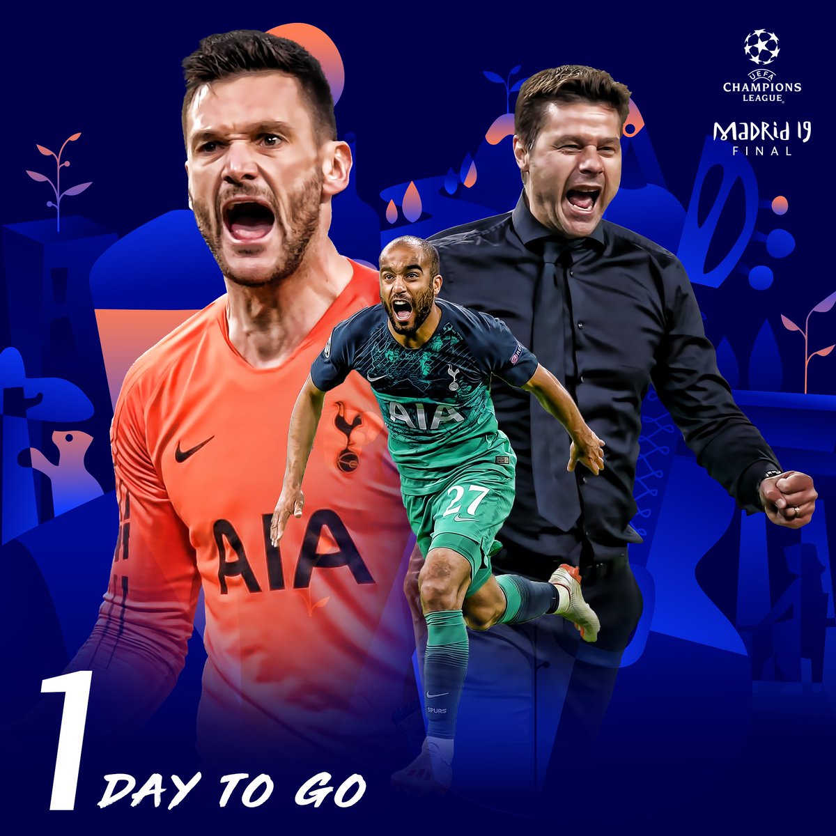 Tomorrow. 

The <a href="/ChampionsLeague/">UEFA Champions League</a> final.

#UCLfinal ⚪️ #COYS