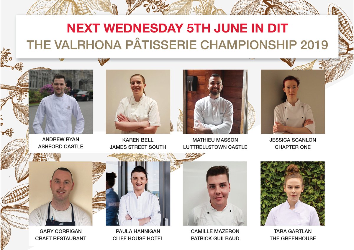 That concludes the line-up for this year's #ValrhonaChamp2019, thanks to all who entered and best of luck to the eight finalists. 🏆
