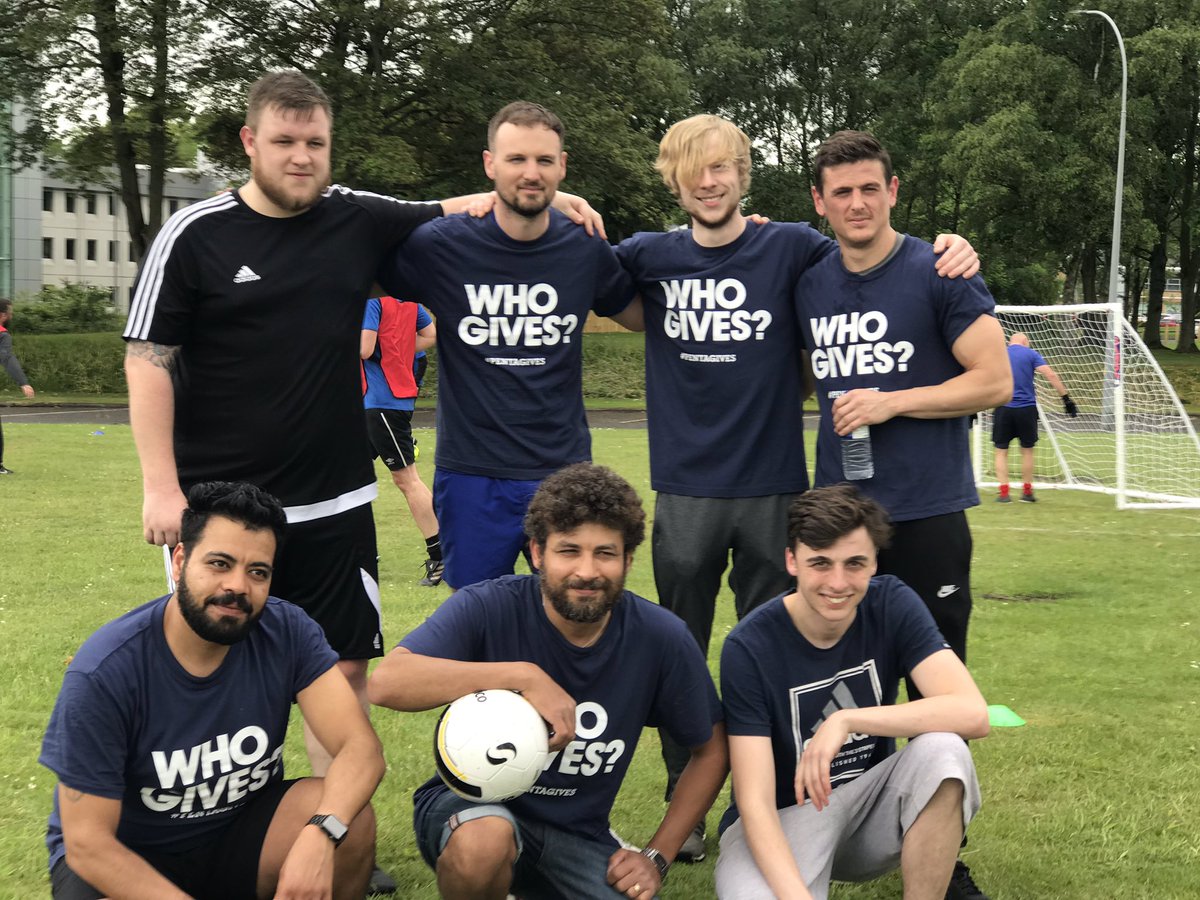 NJCrow's tweet image. Great to take part in the #Birchwood business Park charity 5-A-Side today. We didn’t win but we didn’t loose either! ⚽️ #pentagives