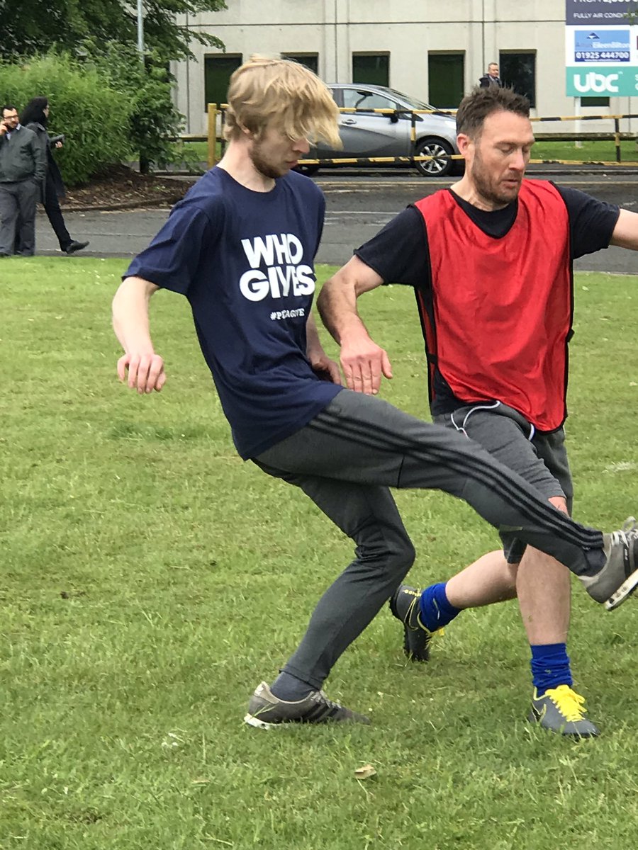NJCrow's tweet image. Great to take part in the #Birchwood business Park charity 5-A-Side today. We didn’t win but we didn’t loose either! ⚽️ #pentagives