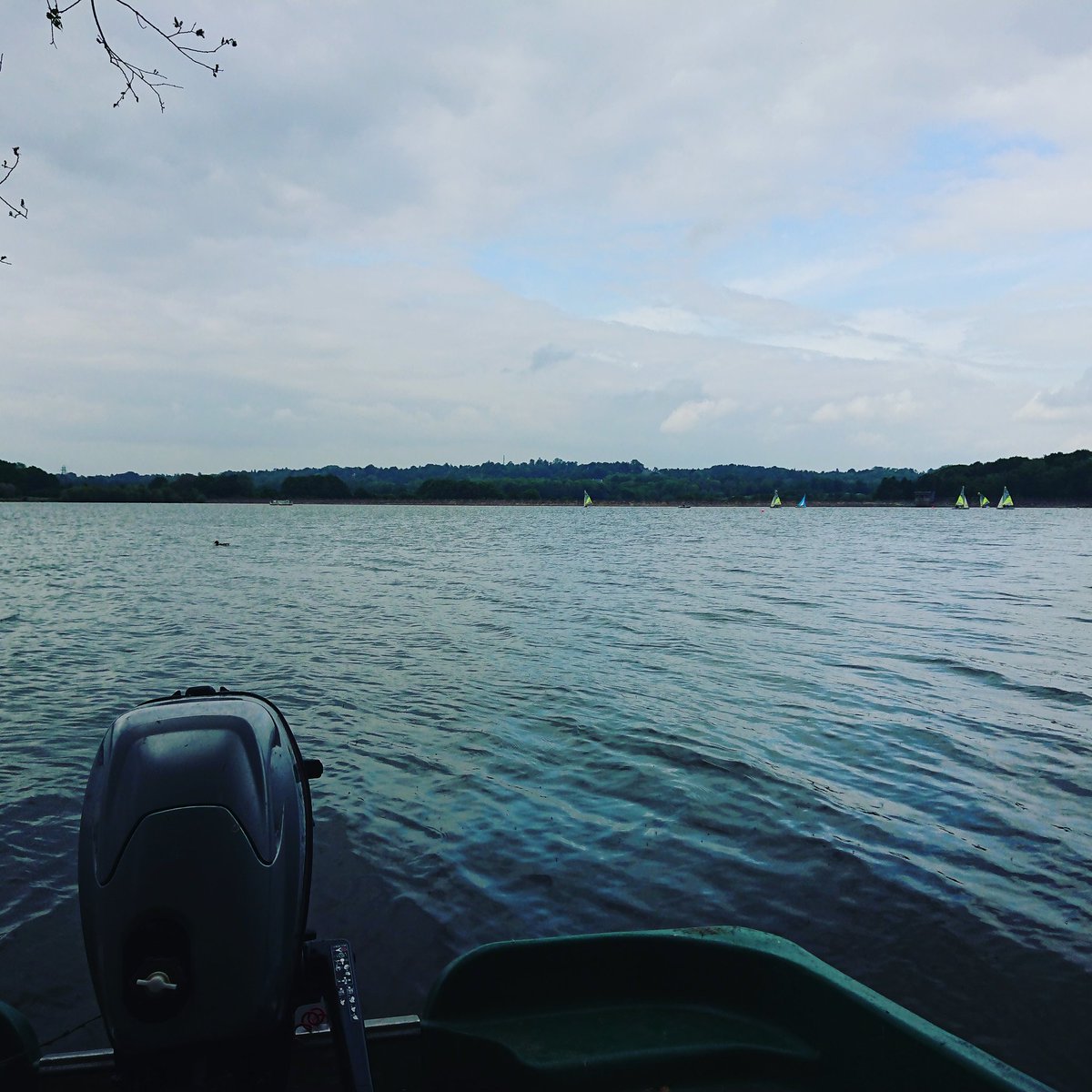 Chilling with a view looking for the fish #sharptackle #monsterparticles #weirwoodbaits #weirwoodreservoir #carpfishing #inpursuitofthelargest #itonlytakesonebite #nature #sky #resfishing #resivour #resivourlife #resivourlifestyle