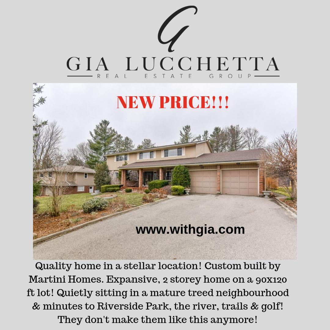 Withgia's tweet image. Wow, new price on this spacious family home that is quality built. Set in a quiet neighbourhood &amp;amp; just a short walk to Riverside Park &amp;amp; trails also backs onto the tree-lined 2nd hole of the Guelph Country Club! withgia.com #guelph #qualitybuilt #homes #realestate