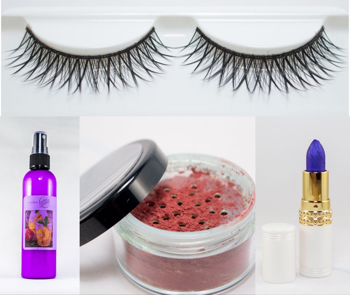 Buy 1 pair of eyelashes, 1 blush, 1 lipstick and 1 bodyspray for $20‼‼‼

ayobacosmetics.com

#Ayoba #awesomeness #handmadelipstick #awesomenessincosmetics #makeup #ilovelipstick #bodyspray #lipstick #blush #eyelashes #blackbusiness #supportsmallbusiness #smallbusiness