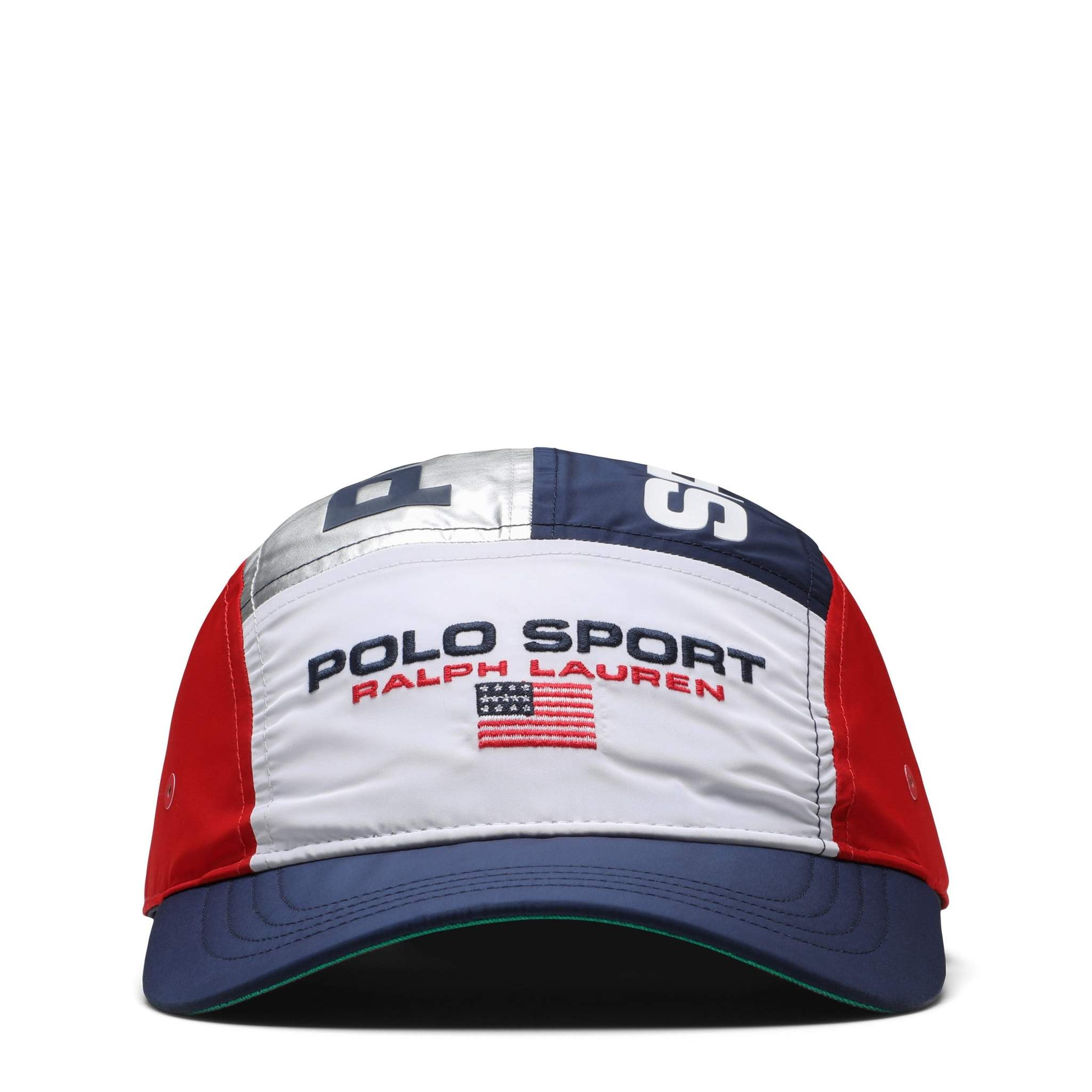 polo sport silver 5 panel cap