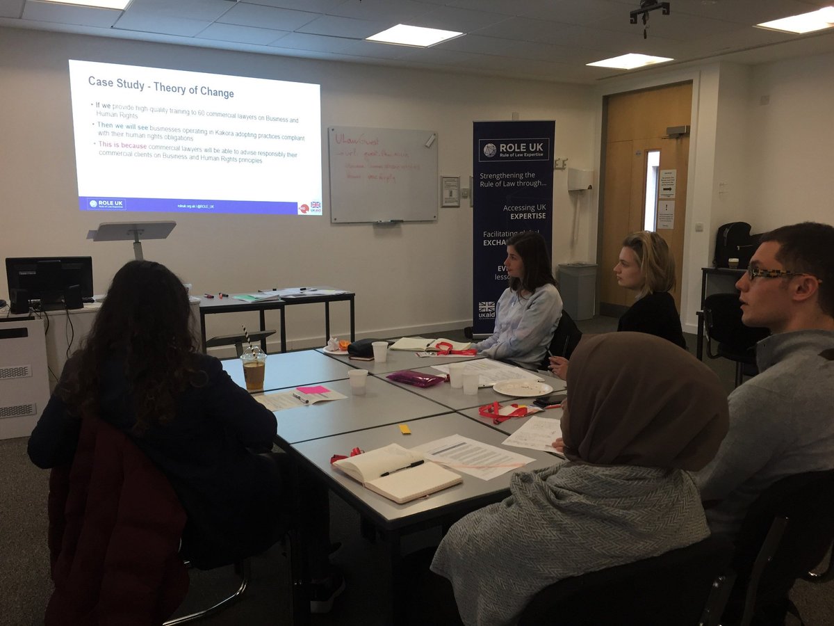 A participant in Saturday's workshop on 'Doing #ProBono the Intl #Development Way' told us: “I liked being able to stay very practical and involved... and hope to be in contact with ROLE UK in the future!” Find out about our training opportunities here: lght.ly/5jbkika