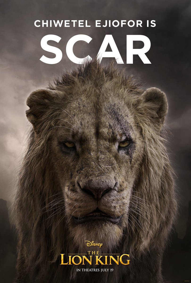 Lights Camera Pod The Lion King Character Posters For Mufasa Sarabi Scar And Zach