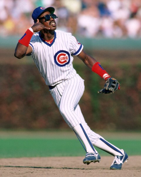 Chicago Party Aunt on X: Pic of Shawon Dunston signaling for me