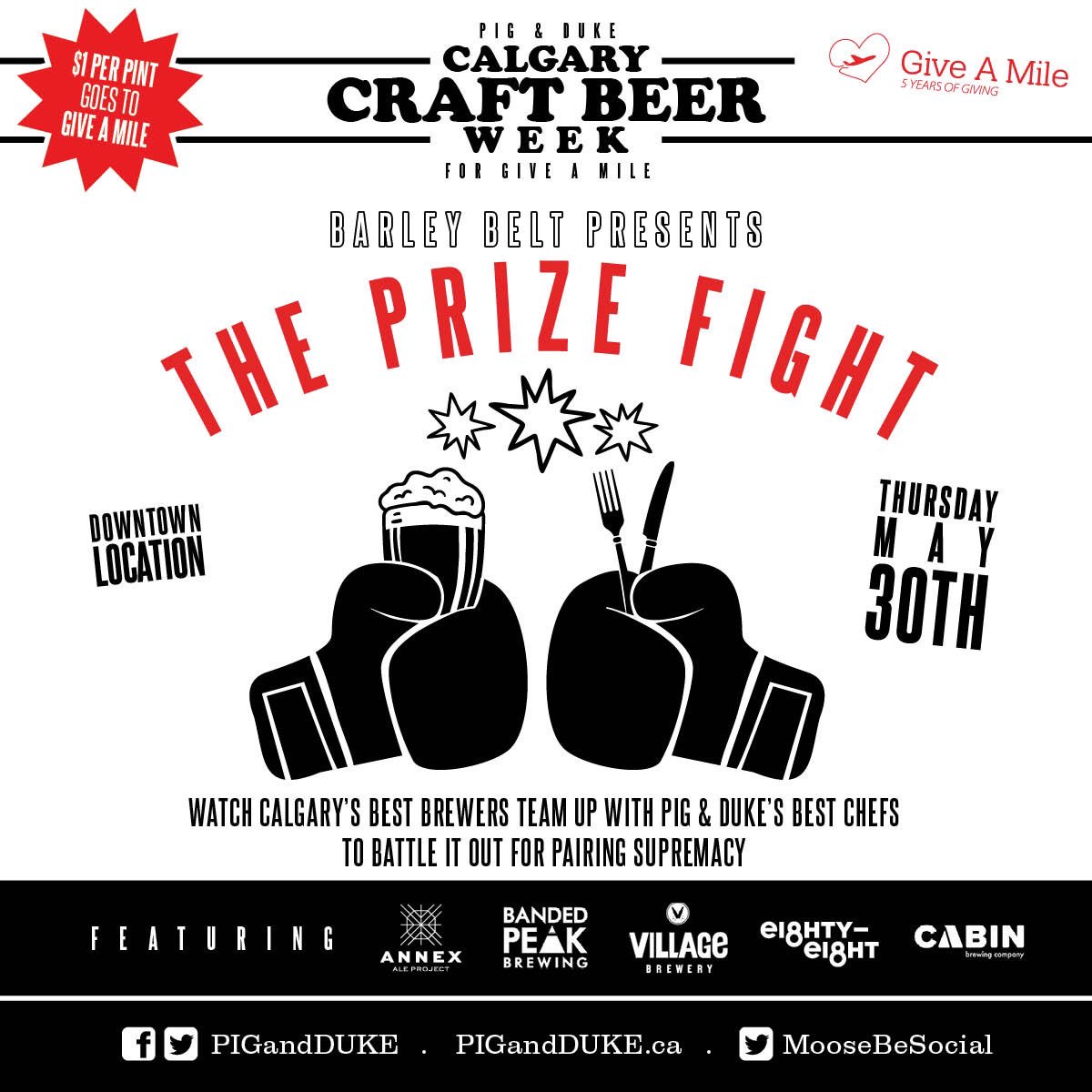 MooseBeSocial's tweet photo. If You are Joining Us for this Amazing Event Tonight @PigandDuke DT we will be commencing pre Drinking at 6PM and the Tasting will Start at 7PM @villagebrewery @EightyEightBrew @annexales @BandedPeak_Brew @CabinBrewing #GAMBeerWeek https://t.co/Naw6Bbtx3B