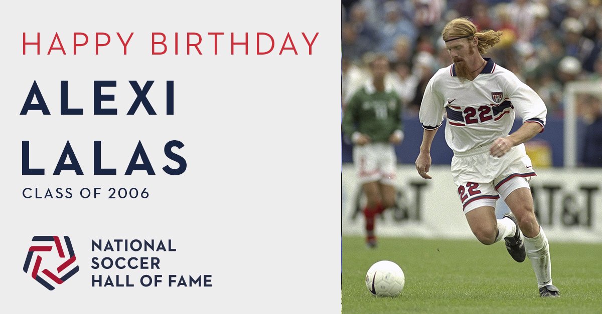 Happy Birthday to Alexi Lalas ( 06)! Lalas earned 96 caps, scoring nine goals, with between 1991 and 1998. 