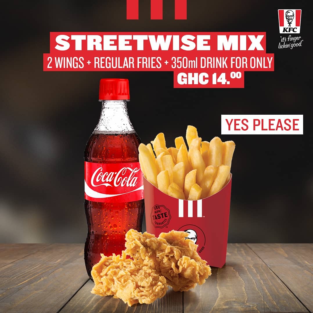 KFC Ghana on Twitter "Meet the new Streetwise Mix. Just say "Yes Please" in all our stores and