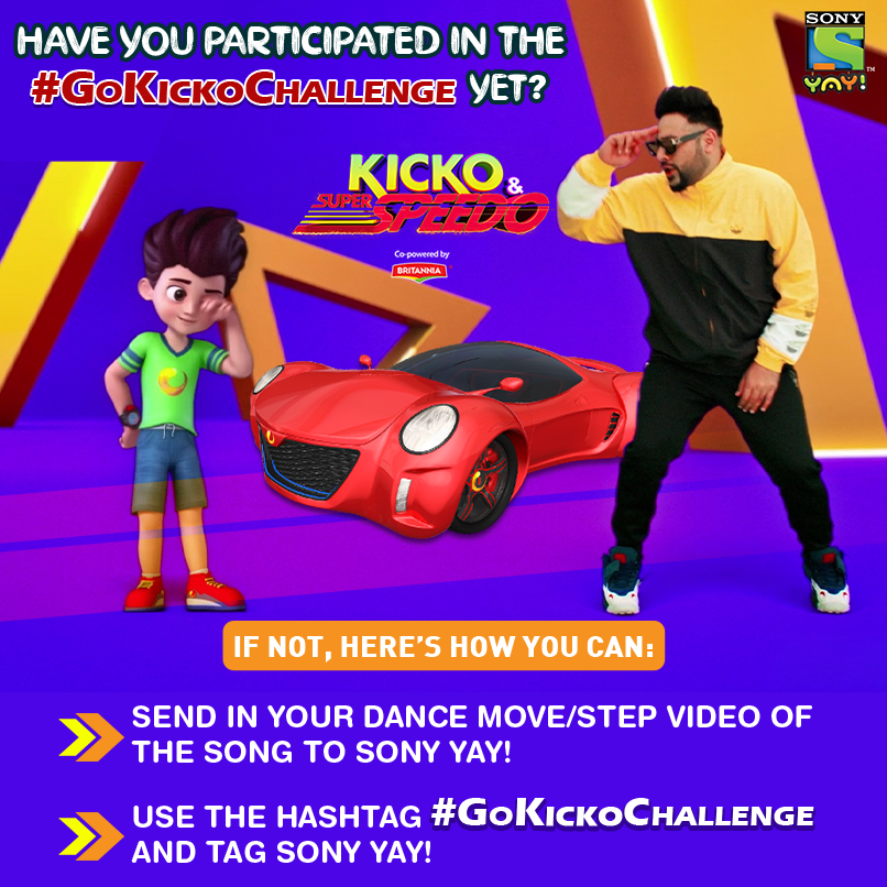 SonyYAY's tweet photo. #GoKickoChallenge:
Here’s how you can participate if you haven’t yet!
Grab the opportunity and win exciting hampers from @Its_Badshah.
T&Cs apply!
Go Kicko song: https://t.co/ppdI7wXKiq
#Contest #ContestAlert #SonyYAY! #Badshah #KickoAndSuperSpeedo https://t.co/qFU5W8HAxH