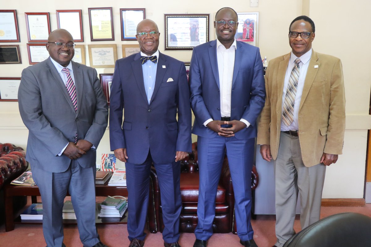 Kenya Rugby Union chairman Oduor Gangla pays courtesy call to our Vice Chancellor Prof. Noah O. Midamba @OfficialKRU