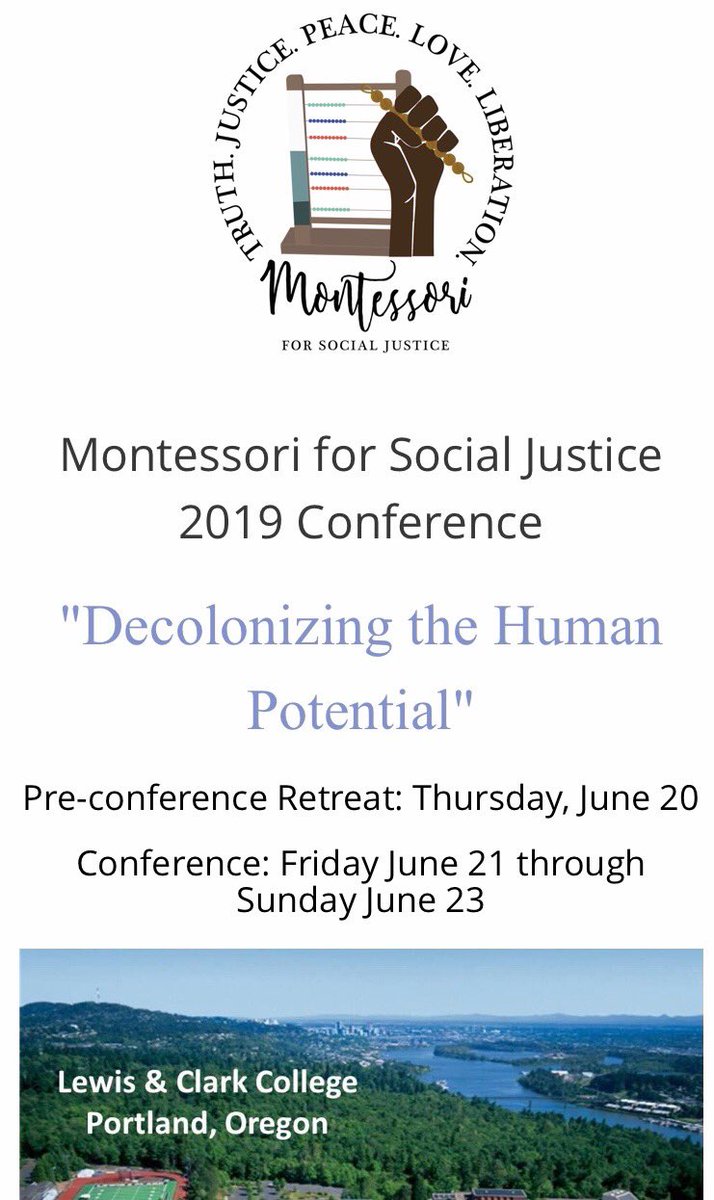 AyizeS's tweet photo. Excited! There’s still time to register for this #Dynamic #Justice conf! Pls RT @DrSusanZoll @tiffanymjewell @IndigenousChLdr @drpurnell @colleenpayne83 @stinastein @MontessoriAMI @britthawthorne_  @DannerNatalie @lgibbs24 @BetterWayFdn ⁦@michele_at_work⁩ ⁦@Brystana⁩ https://t.co/FcJQCXERIA