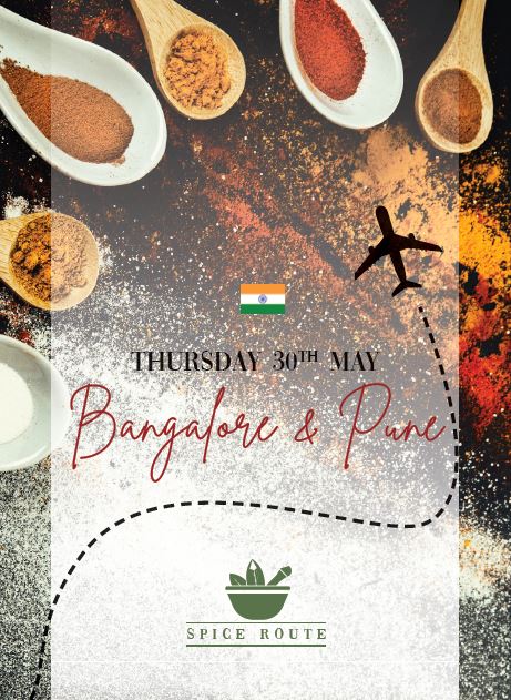 Today as part of our Spice Route concept we celebrate the cuisine of Bangalore &amp; Pune, such as the humble Butter Masala Dosa &amp; Pandhara Rassa. 

#Catering #Foodservice #indianfood