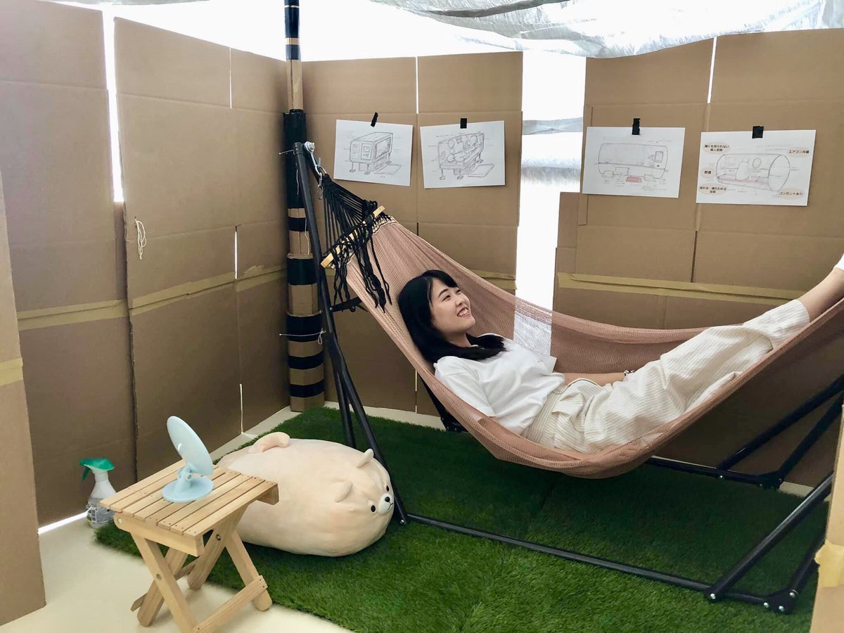hodasemi's tweet photo. きゃみん体験会が本日で一旦終了！

最終的に50人程が利用し、リラックスして出てきました👏👏
今後は100を超える人からのフィードバックを元にきゃみんをより良いものにしていきます✨

ご協力いただいた皆さん4日間ありがとうございました！
近日パワーアップしたきゃみんが出没する日をお楽しみに！ https://t.co/tHzucE0eDZ