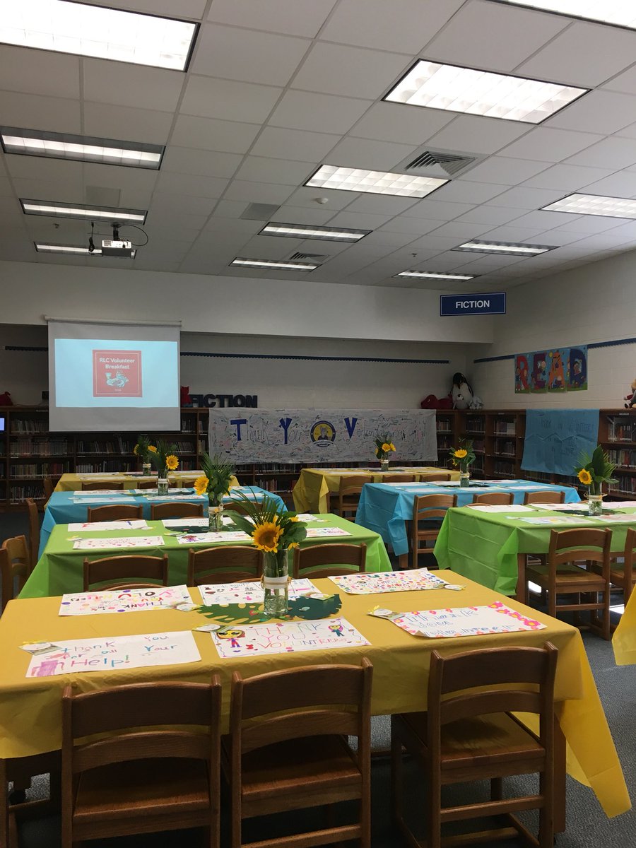 RosaLeeCarterES's tweet photo. Volunteers, we are ready for you! Can’t wait to celebrate and thank you for all that you do for our amazing school! #VolunteerBreakfast2019 #RLC19 @MouwRyan @RLCPrincipal @A_Cebular https://t.co/njUfRGvXYZ