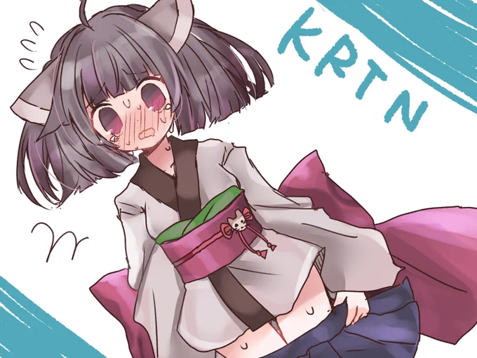 こちら病院の診察待ちの時間に描いてたきりたん

iPad習作絵? 