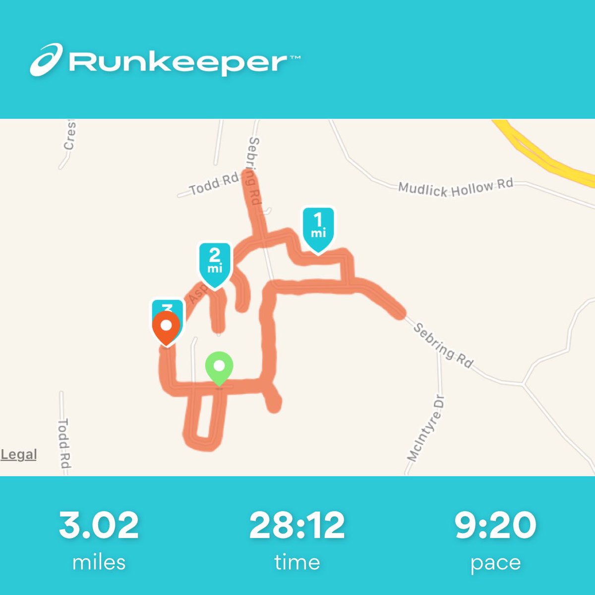 SmokinHobos's tweet photo. Thursday vacation morning run.   Just tuning up! https://t.co/dWUZXDPkvs