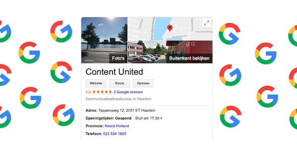 ContentUnited's tweet photo. Wanneer klanten online naar jouw bedrijf op zoek zijn via Google of Google Maps wil je natuurlijk direct en overzichtelijk naar voren komen. Vaak krijgen wij de vraag van klanten hoe je dat voor elkaar krijgt. Lees je mee?
https://t.co/poWtamVJBB https://t.co/Ba59XYCvjp