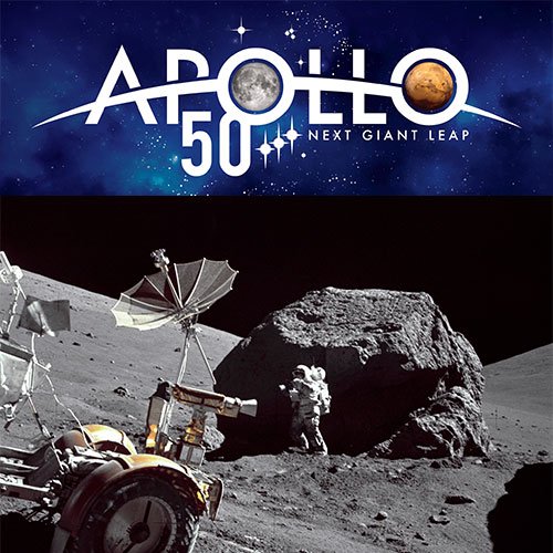 LearnWithNASA's tweet photo. We're over the Moon for lunar science! Watch a live #Apollo50th chat TODAY at 2pm EDT to learn how Apollo lunar samples dramatically changed our view of the solar system &amp; what we hope to discover as we prep for #Moon2024. Tweet Qs using #NASADEEP. https://t.co/FnZpn2Qz0h https://t.co/morh7VuVKE