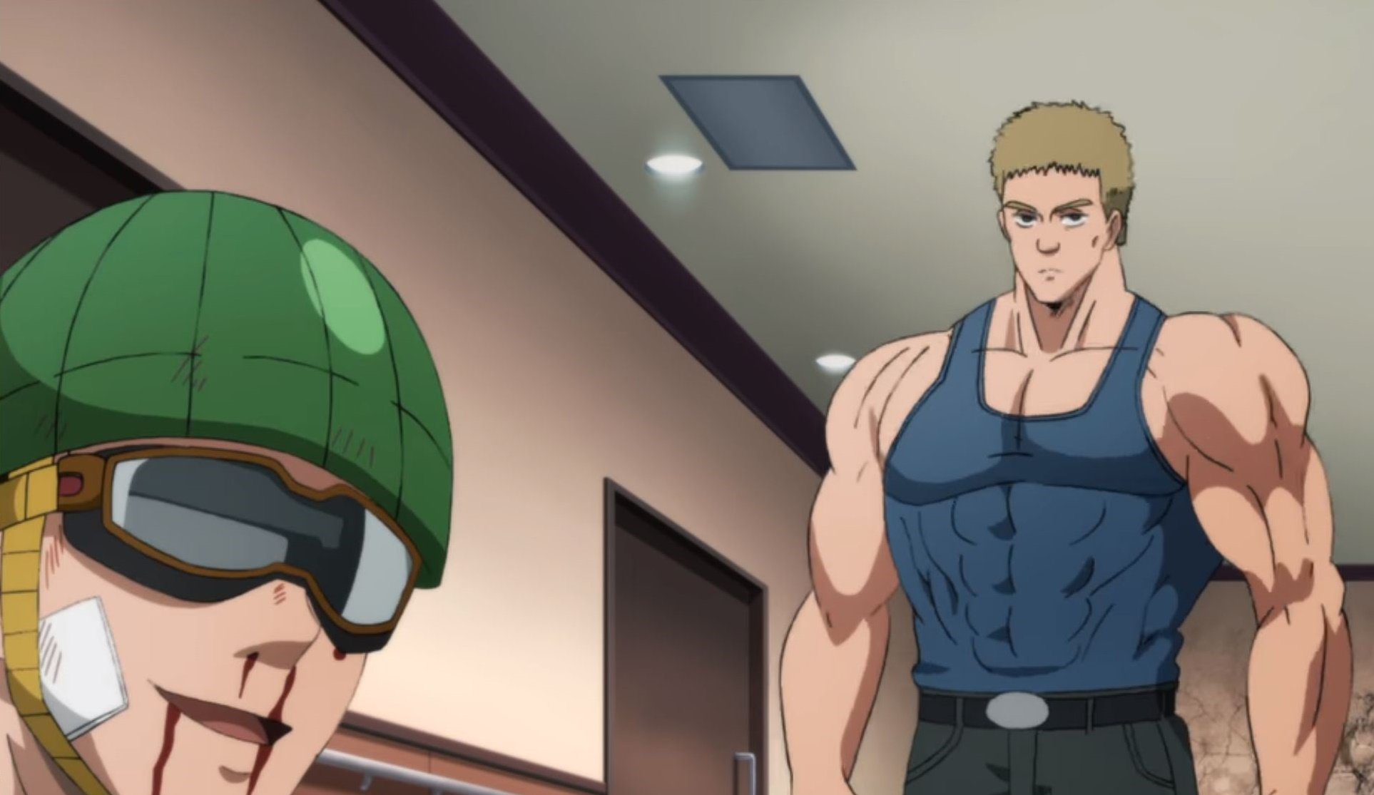 アニメマンガ名探偵すやまたくじ ワンパンマン 話 タンクトップも着ずに無茶をするな って どういうことっ タンクトップ着たら逆に防御力落ちそうだけどｗ Onepunchman ワンパンマン T Co Nayemvxgjk Twitter