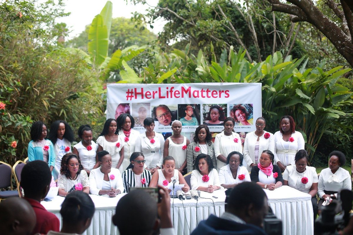 In solidarity with women of #Kenya protesting femicide 
#HerLifeMatters