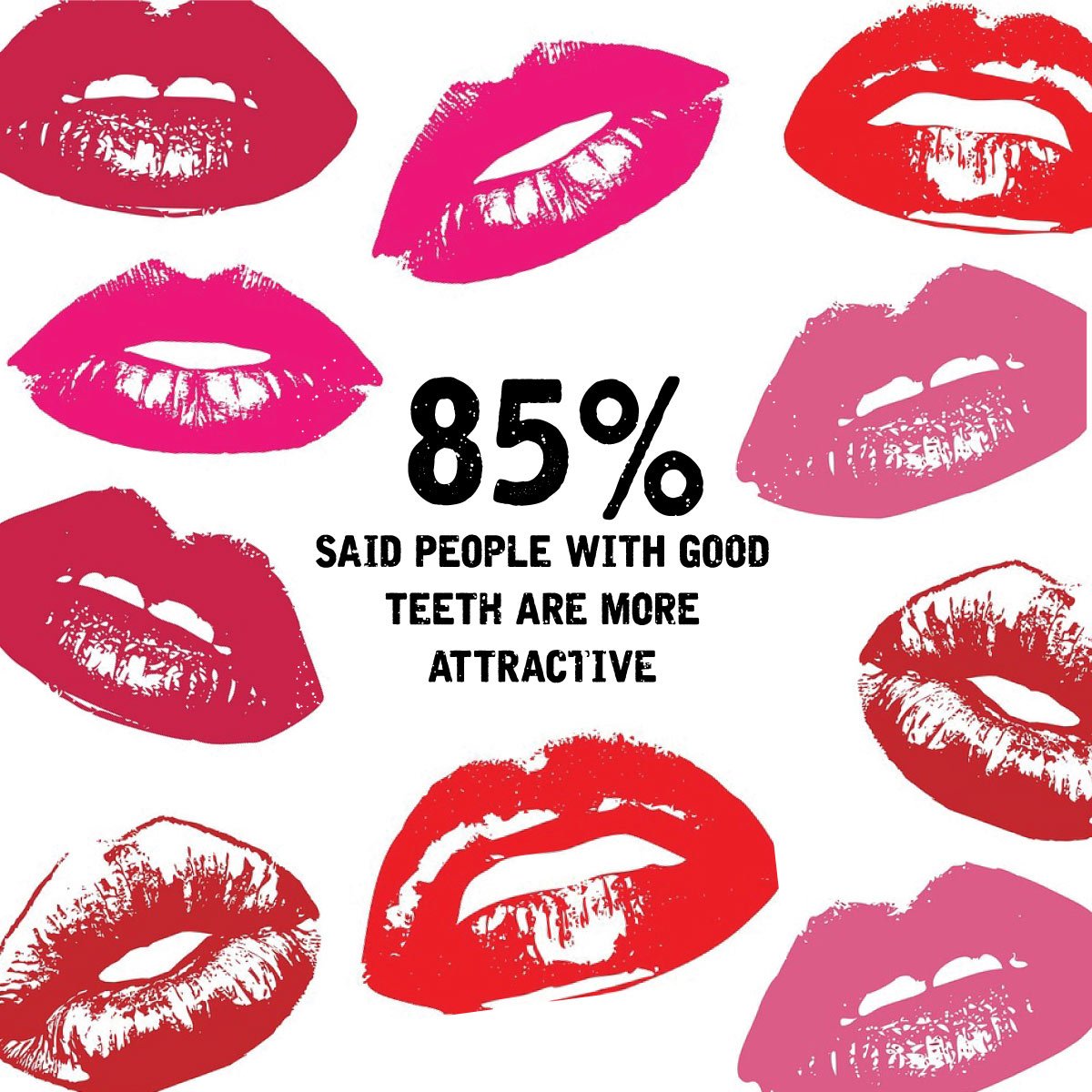 GOOD TEETH ARE NOT ONLY HEALTHY, but scientifically proven to boost your attractiveness!