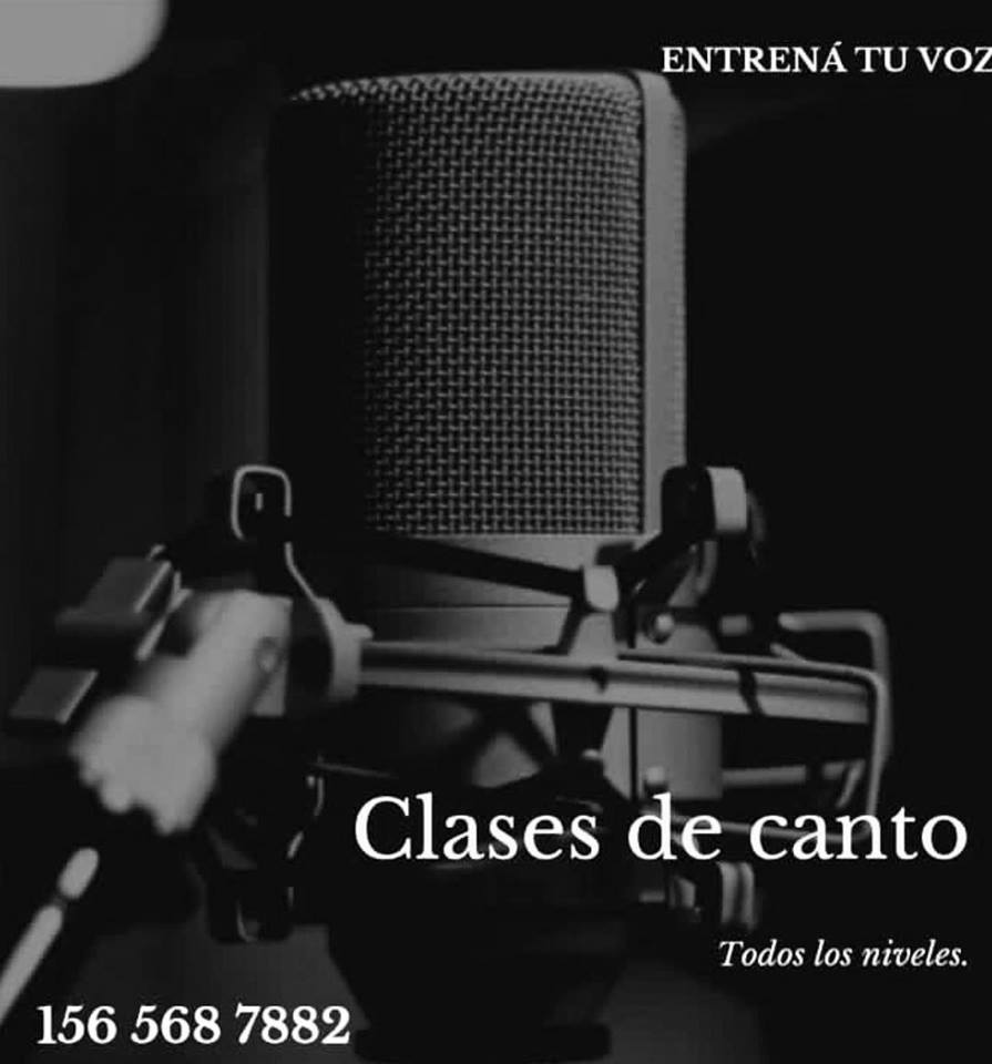 🎤CLASES DE CANTO🎵 
➡️ Sacá lo mejor de tu voz
➡️ Clases personalizadas en base a las necesidades de cada cantxr
➡️ Técnicas de respiración 
➡️ Ritmos, melodías y más 
Más info @oscarirustia ó comunicate al 1165687882