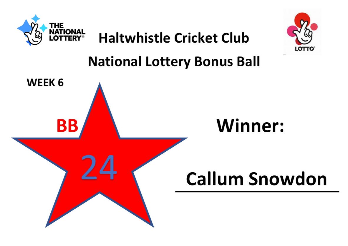 Apologies for the day in releasing the Results for the last 3 weeks of Bonus Ball but here they are,  <a href="/snowdon_callum/">Callum snowdon</a> your one lucky boy ☘️💷