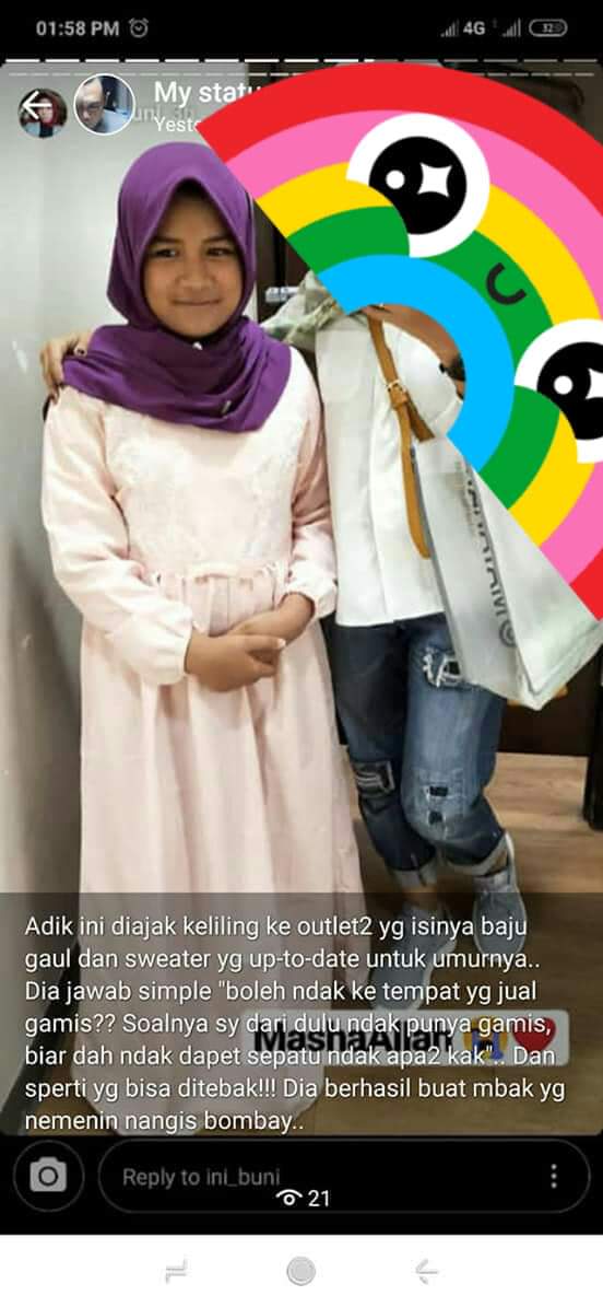Knp nangis, mbak? "Saya ga tahan lihat ekspresi anak2 yatim ini, Mas.