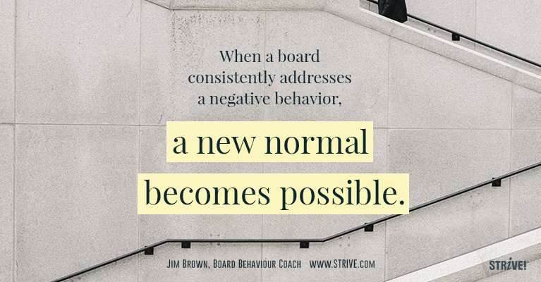 JimBrownStrive's tweet photo. “Normal” is a product of what is consistently accepted. Bad board behaviour doesn’t have to be normal! 

#boardbehavior https://t.co/IxBRecX8FI