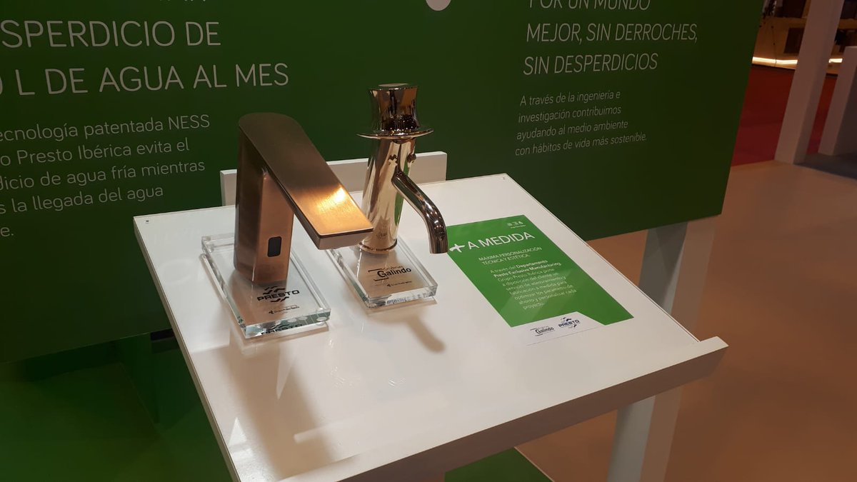 GRGALINDO's tweet photo. Nuestra grifería ecológica presente en #SimaLab. Descubre todos sus acabados y ventajas en la vivienda sostenible de #Sima2019. Te esperamos en el pabellón 10 de IFEMA (stand D3-014). #SienteLaDistinción #AhorroDeAgua. https://t.co/3w1pmvNnVL