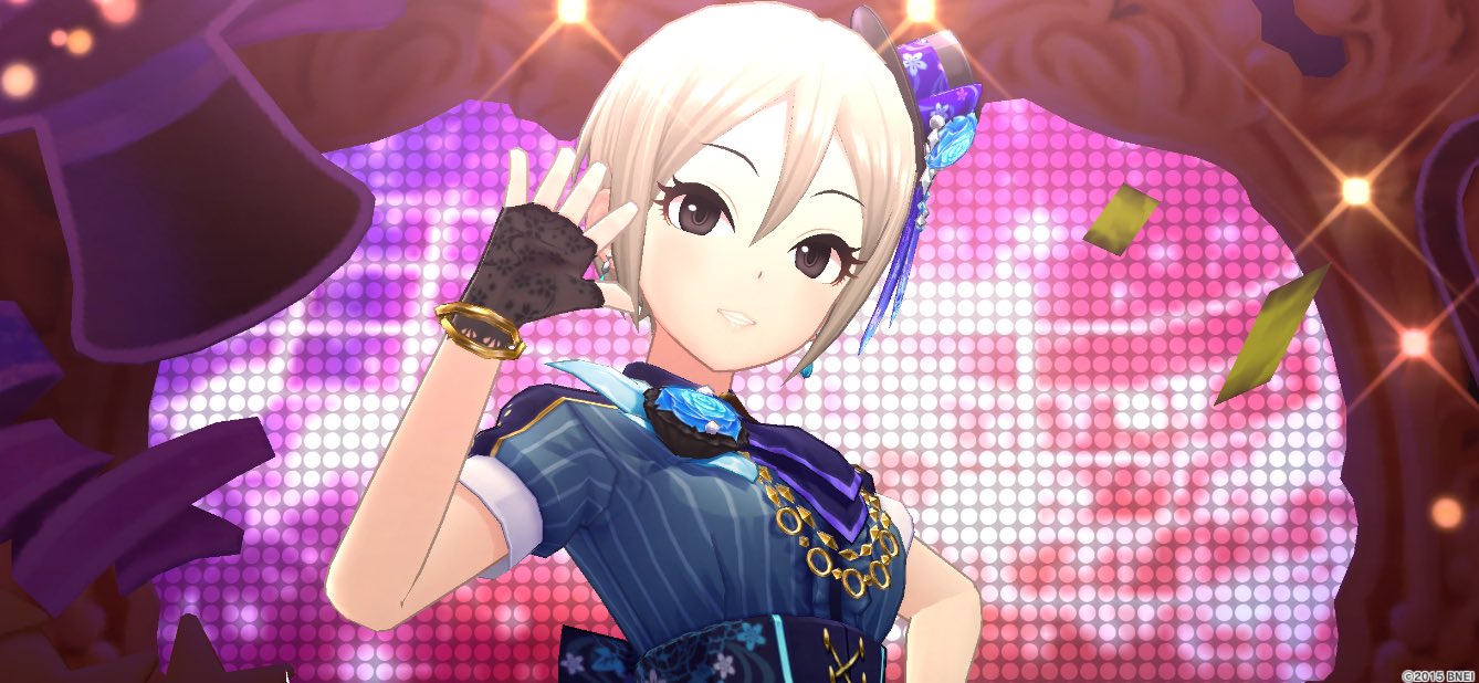 Ast 夜色の暁風 塩見周子 フェス限と迷いましたその3 夜色を基調とした妖艶な衣装 京都出身という型にハマらない彼女らしさを表現してると思います T Co Wg8mtprcpt Twitter