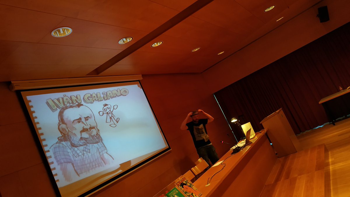 ComicTS's tweet photo. Quin crack.
@leinadzivro no s'ha perdut ni una coma de tot el que s'ha dit a les #bibcomic19 😲 https://t.co/SCnWAkIo5t