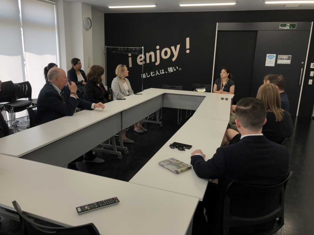 usafmc's tweet photo. #Japan’s number one female Para-lifter Eri Yamamoto gave our #CSGJ Chief of Staff delegation a tour of the Nippon Foundation Paralympic Support Center and their Para Arena, where she trains to compete for gold in the upcoming #Tokyo2020 Paralympic Games🏅🎊! https://t.co/dO61pwVbVo