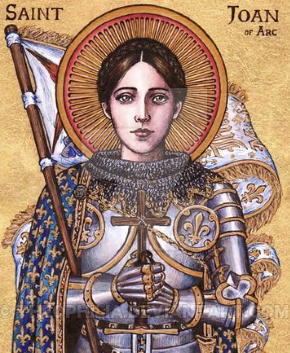 laurahietpas's tweet photo. It’s St. Joan of Arc’s feast day!! A true queen https://t.co/idZYfIl25g