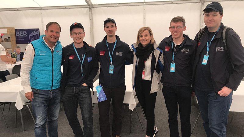 🏁A group of <a href="/HWU_EPS/">Heriot-Watt Research@EPS</a> students have travelled to Germany for a rare insight into the racing glamour of Formula E thanks to a HW graduate! 
<a href="/HWRacing/">HWRacing</a> <a href="/allanmcnish/">Allan McNish</a> <a href="/Susie_Wolff/">Susie Wolff</a> 
✈️🏎️
ow.ly/vxco50usK0C