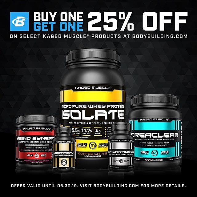 mdean1981's tweet photo. 💥 Hurry!! @bodybuildingcom has Buy One, Get One 25% Off until the 30th on select KM products:
.
✅ Ferodrox
✅ CreaClear (1000g/500g)
✅ Amino Synergy
✅ Micropure Whey Protein Isolate
✅ SR CarnoSyn
.
.
#kagedmuscle #kagedmusclesupps #sponsored #kmam… https://t.co/wTW9fuEhvg https://t.co/hK6zMYedEE