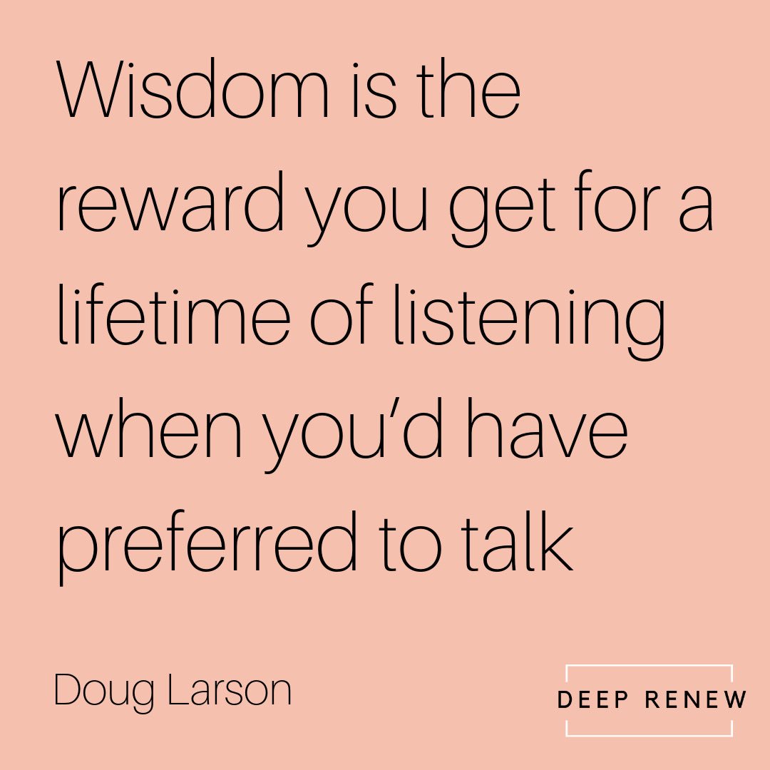 deeprenewtime's tweet photo. Wisdom is the reward you get for a lifetime of listening when you’d have preferred to talk👏🏾
•
#deeprenew #wisequotes #quote #christianquote #christians #faithful #mygod #quoteoftheday #quotestoliveby #wisdom #dailylife #true #inspire #dreamer #quotesoftheday #dailymotivation https://t.co/utVe2pqGB9