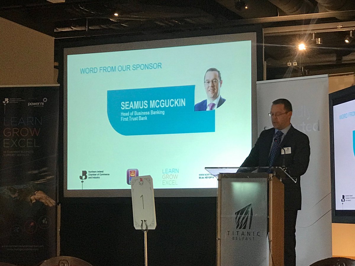 EliteTravelNI's tweet photo. @NIChamber #networking sponsored by @FirstTrustBank Great to hear from CEO & Founder of @FinTrU @dmccarthyfintru. #Passiontogrow #ambition #tech #determination. https://t.co/jWD2PIRk99