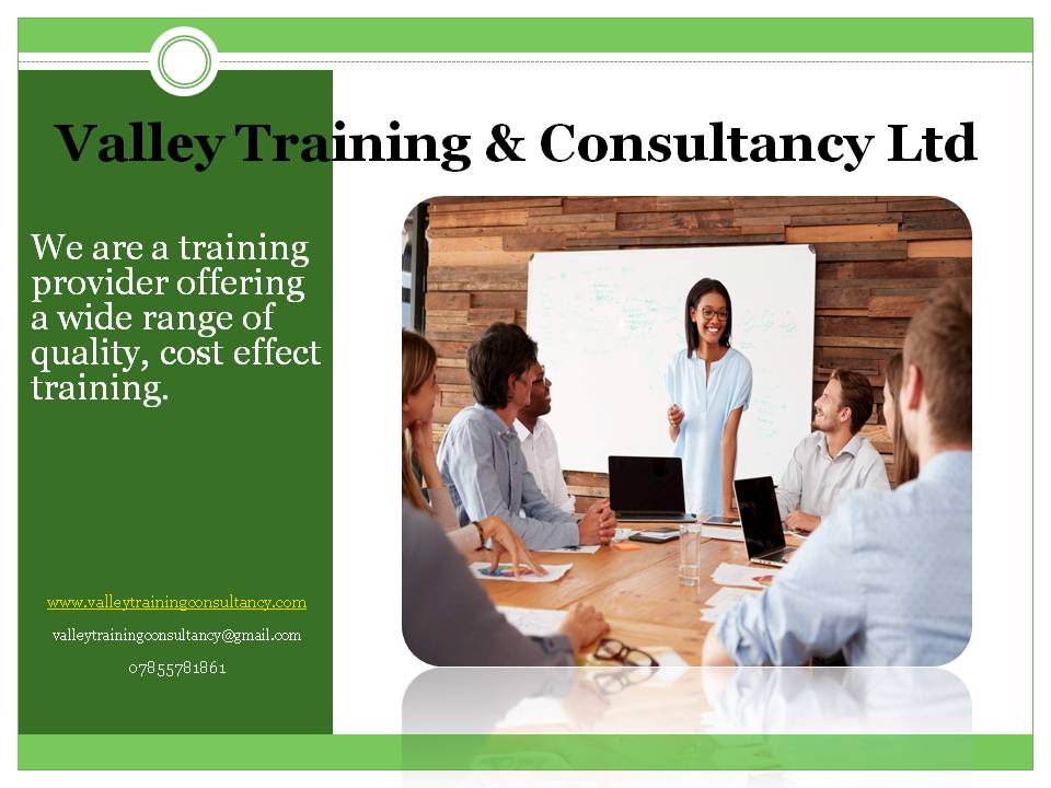 valleytraining1's tweet photo. At Valley training &amp; Consultancy Ltd we pride ourselves in creating and delivering exceptional and informative training which is bespoke to your Companies needs.

#training #staffdevelopment #stafftraining #staff #businessdevelopment #business #ceo #boss https://t.co/ycWn6ugwW9