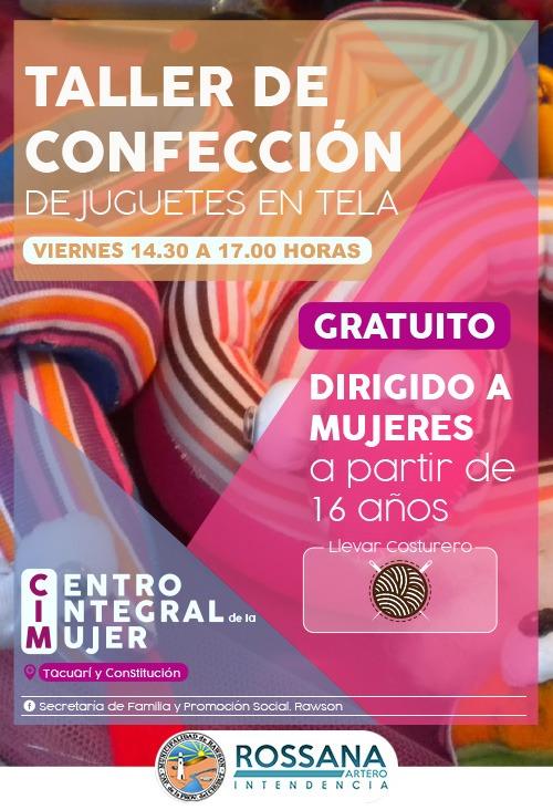 sonyk897's tweet photo. #TallerDeConfeccion 🧷 #Rawson
El Centro Integral de la Mujer de Rawson ofrece nuevo taller de confección de juguetes en tela
https://t.co/irsJgf80i5 https://t.co/zsPZP7cW2M