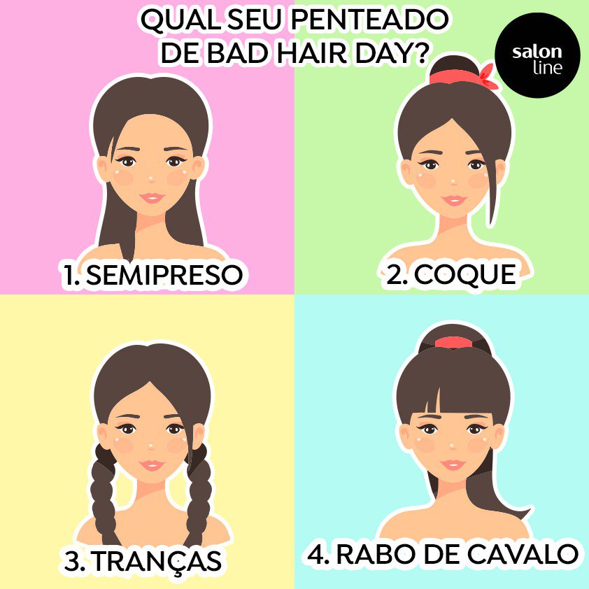 Nos dias de bad hair, nada melhor do que um penteado, certo? Então, conta pra gente qual o seu preferido?? #SalonLine