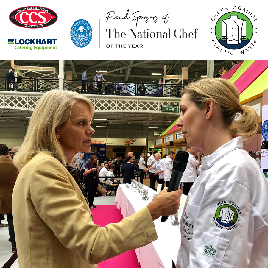 BunzlLockhart's tweet photo. As proud @craft_guild #NCOTY sponsor, we're supporting @chefsdotnet #Chefs Against #Plastic #Waste Campaign, in a bid to raise awareness for #Sustainability in our industry. Read about the #Recycled Plastic Bottle Jackets being used by Judges this year: https://t.co/QXtZNuCSwx https://t.co/twg0OjwxrN