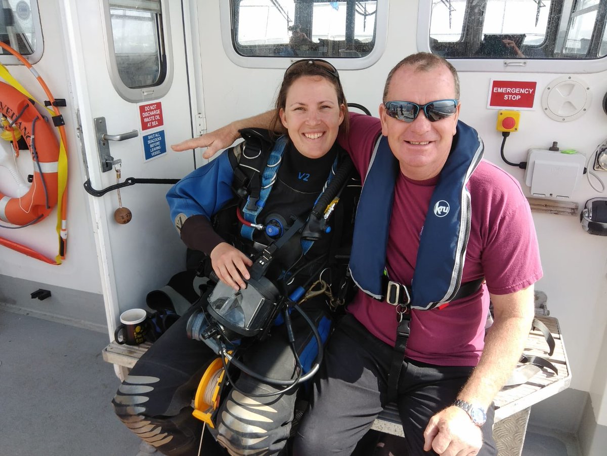 buckland_c's tweet photo. Great morning out on #Wavedancer making sure the #staff are ready to take 14 students out for their #HSE #SCUBA #professional training. @plymskipper @PlymUni https://t.co/yi8bQKuT9f